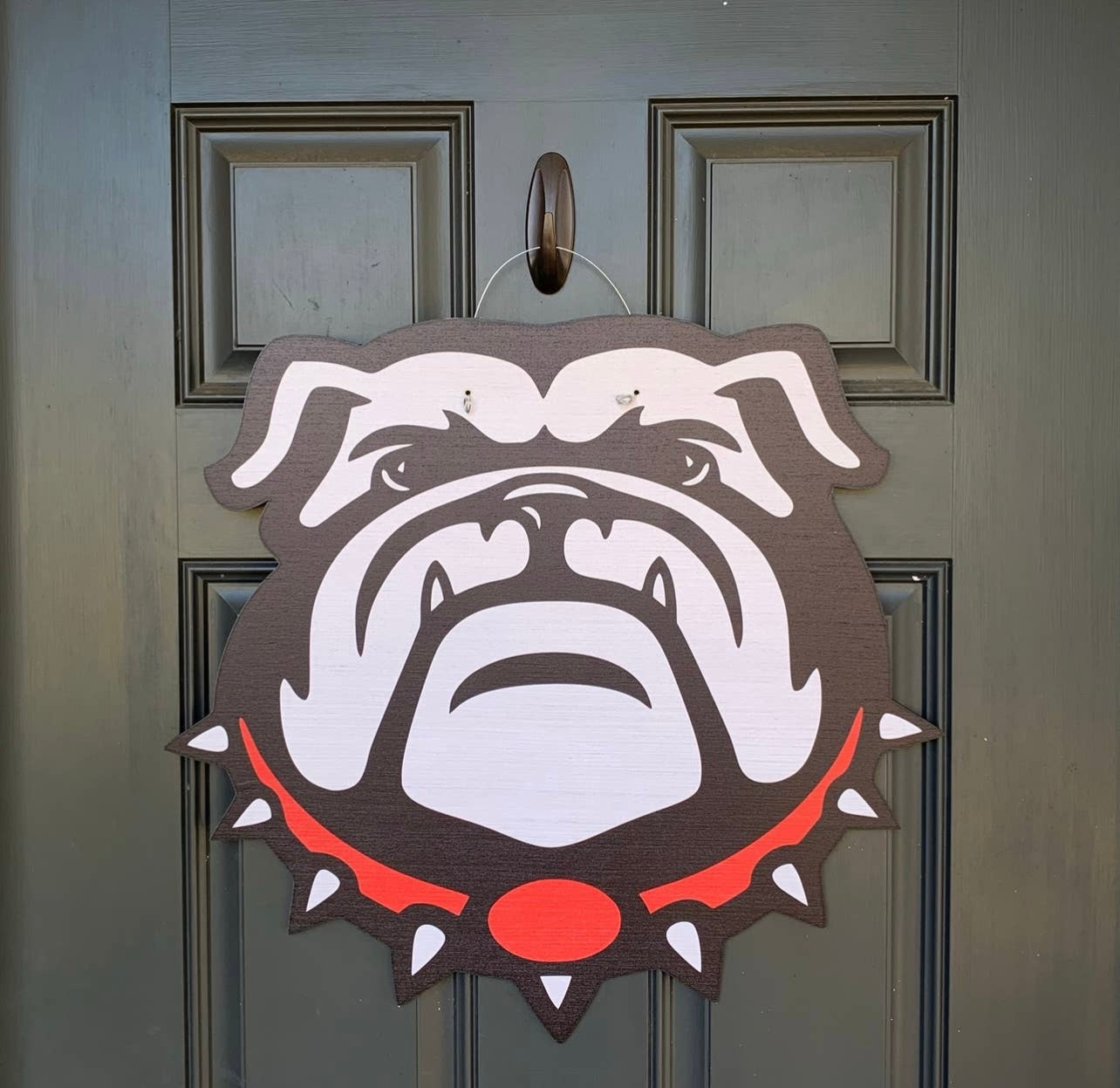 bulldog door hanger