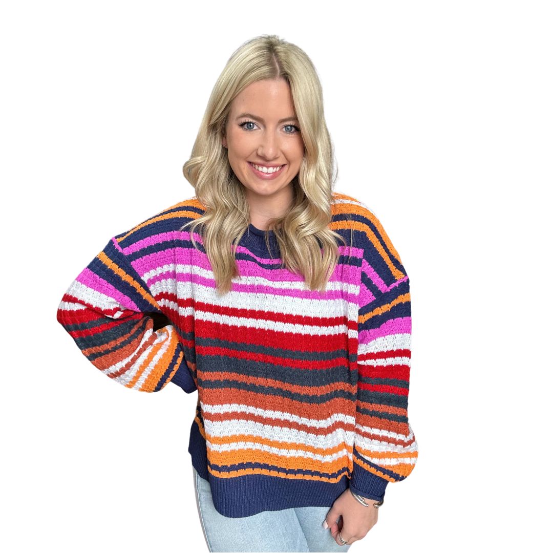 maddie stripe sweater